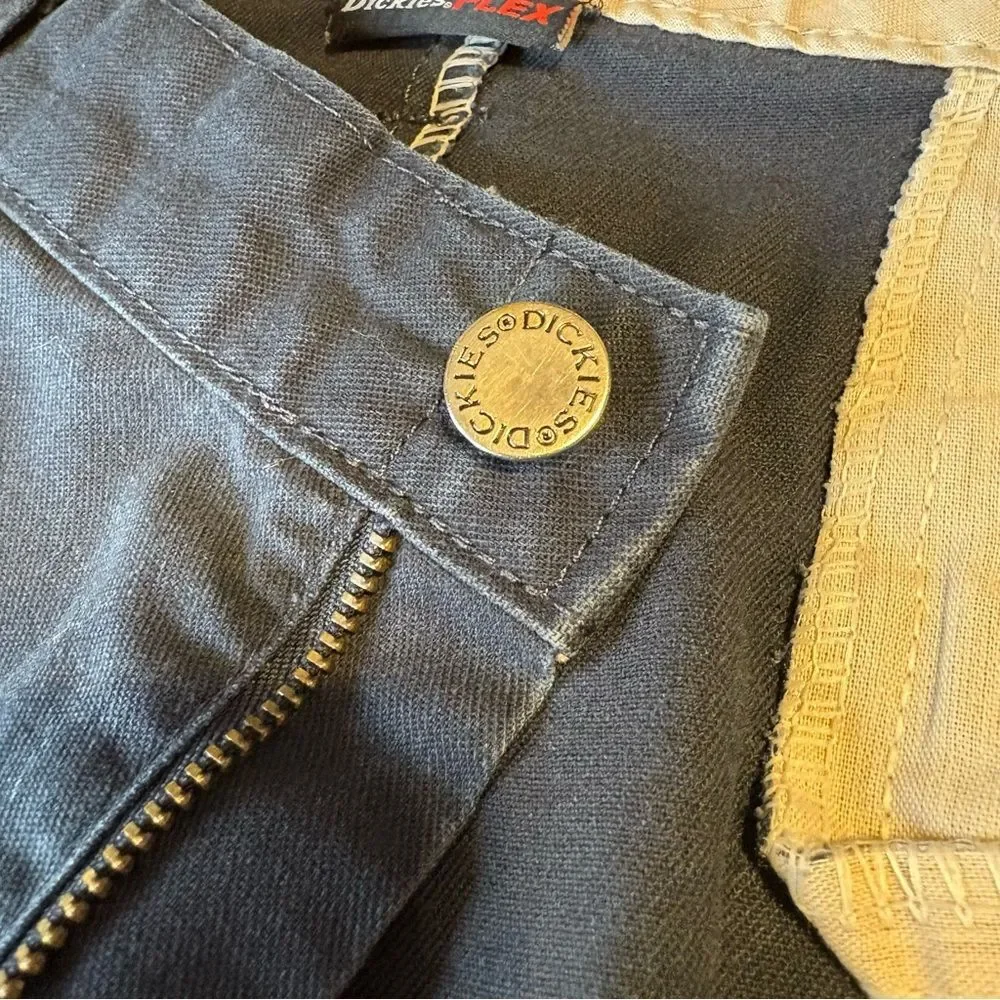 Dickies Flex Dark Navy Straight-Leg Work Chinos